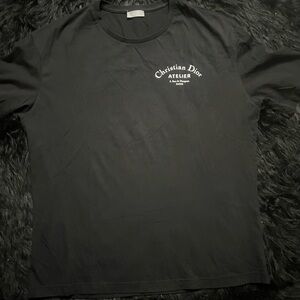 Dior Black Short Sleeve Tee